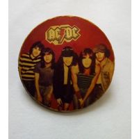 Значок рок-группа АС/DC