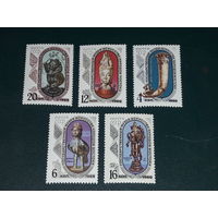 СССР 1969 Государственный музей искусства народов востока. Полная серия 5 чистых марок