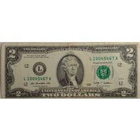 США 2 доллара 2009 г.L 10045467 A