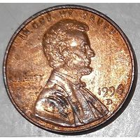 США 1 цент, 1996 Lincoln Cent Отметка монетного двора: "D" - Денвер (14-20-12)