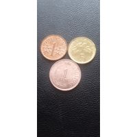Сингапур 3 монеты одним лотом