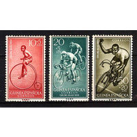1959 Испанская Гвинея. День почтовой марки. Велосипеды