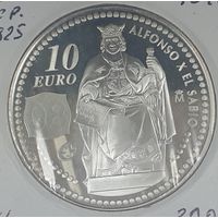Испания 10 евро 2008  Альфонсо X