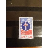 1976 Франция 30 лет ассоциации Свободной Франции чистая клей MNH** выпускалась одиночкой 1-6