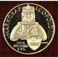 100 шиллингов (Маркграф Леопольд III) Австрия 1996 г.
