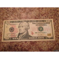 10 долларов США со звездой, 2013 г., AU