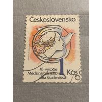 Чехословакия. 45 годовщина дня студента