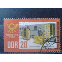 ГДР 1963 День марки, почтовый вагон