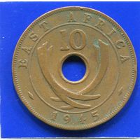 Британская Восточная Африка 10 центов 1945