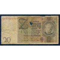Германия, 20 марок (1924) 1929 год.