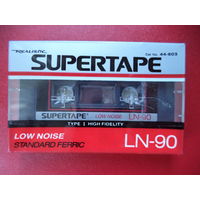 Аудиокассета Realistic Supertape LN-90  (Американский рынок), под запись (зацеп плёнки)