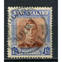 Новая Зеландия - 1947 - Король Георг VI 1,3Sh p - [Mi.296IIX] - 1 марка. Гашеная.  (LOT EV41)-T10P20