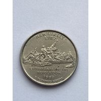 25 центов 1999 г. Нью-Джерси, США