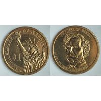 США 1 доллар, 2010 Президент США - Франклин Пирс (1853-1857) D #150