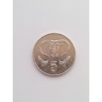 5 центов 2004 год. Кипр.