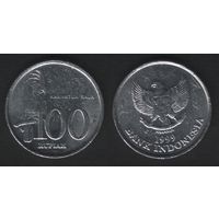 Индонезия km61 100 рупий 1999 год (om00)