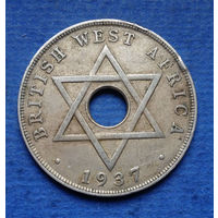 Британская Западная Африка колония 1 пенни 1937 Георг VI
