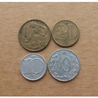Лот монет социалистической Чехословакии