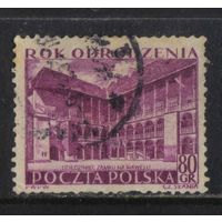 Польша ПНР 1953 Год Возрождения Двор Королевского дворца Вавель, Краков #822