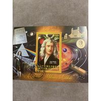 Кот Ди Вуар 2012. Физик Исаак Ньютон 1642-1727. Блок