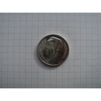 Марокко 5 дирхамов 1965 (I) UNC, серебро