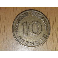 Германия ФРГ 10 пфеннигов 1950 (G)