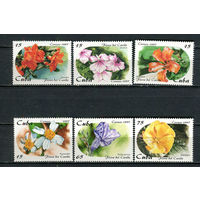 Куба - 1997 - Цветы - [Mi. 4053-4058] - полная серия - 6 марок. MNH.  (Лот 99Fx)-T25P37