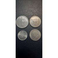 Ватикан 4 монеты 1977г,1984.