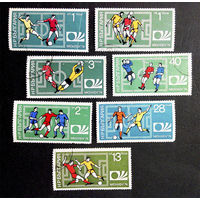 Болгария 1974 г. Чемпионата Мира по Футболу Мюнхен 1974 год, полная серия из 6 марок+1 #0090-С1P14