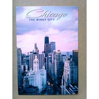 Открытка США. Chicago the windy city #1.