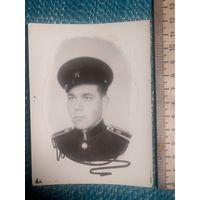 Фотография курсанта Новосибирского технического военного училища. 1957 год.