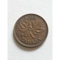 Канада 1 цент 1953