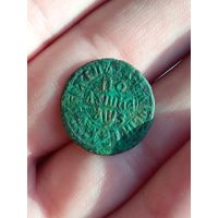 Монета полушка 1707 года Пётр 1 , редкая