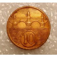 Чехословакия 10 геллеров 1938 г. 40186