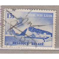 Флот Архитектура Бельгия 1938 год Лот 2 С ИНТЕРЕСНЫМ ГАШЕНИЕМ