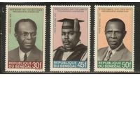 Сенегал-1970 (Мих.4217-419) ,  ** , Личности  (полная серия)
