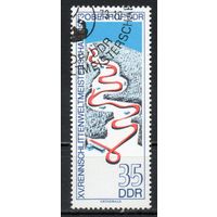 XV чемпионат мира по санному спорту в Оберхофе ГДР 1973 год серия из 1 марки