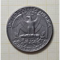 США 25 центов, квотер 1986P