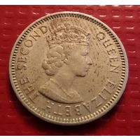 Британские Карибские территории 25 центов 1955 г. #50629