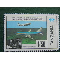 Танзания 1984г.  Авиация.