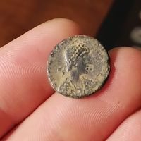 Фоллис (55), монета Древнего Рима