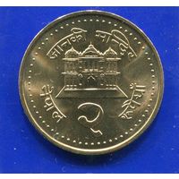 Непал 2 рупии 2003 UNC