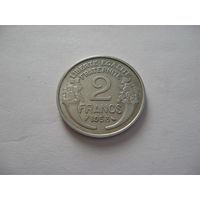 Франция 2 франка 1958г