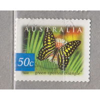 Бабочки фауна Природа тропического леса Австралии 2003 год  лот 11 обычная перфорация