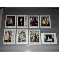 Польша 1972 Живопись. День почтовой марки. Картины польских художников. Полная серия 8 марок