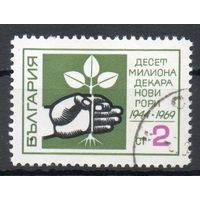 Неделя лесных насаждений в горах Болгария 1969 год серия из 1 марки