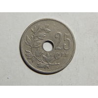 Бельгия 25 сантимов 1908г