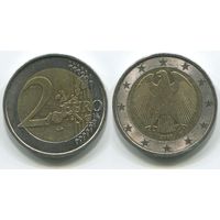 Германия. 2 евро (2002, буква F, XF)