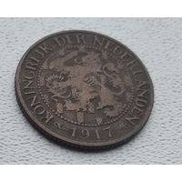 Нидерланды 1 цент, 1917 8-9-24