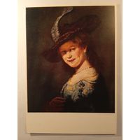 Рембрандт. Саския ван Эйленбург, жена художника. Издание Германии